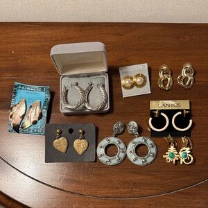 Gold and Silver Women's Earrings